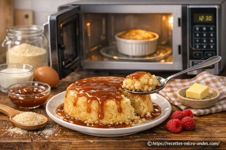 Gâteau à la semoule au micro-ondes : recette simple et rapide