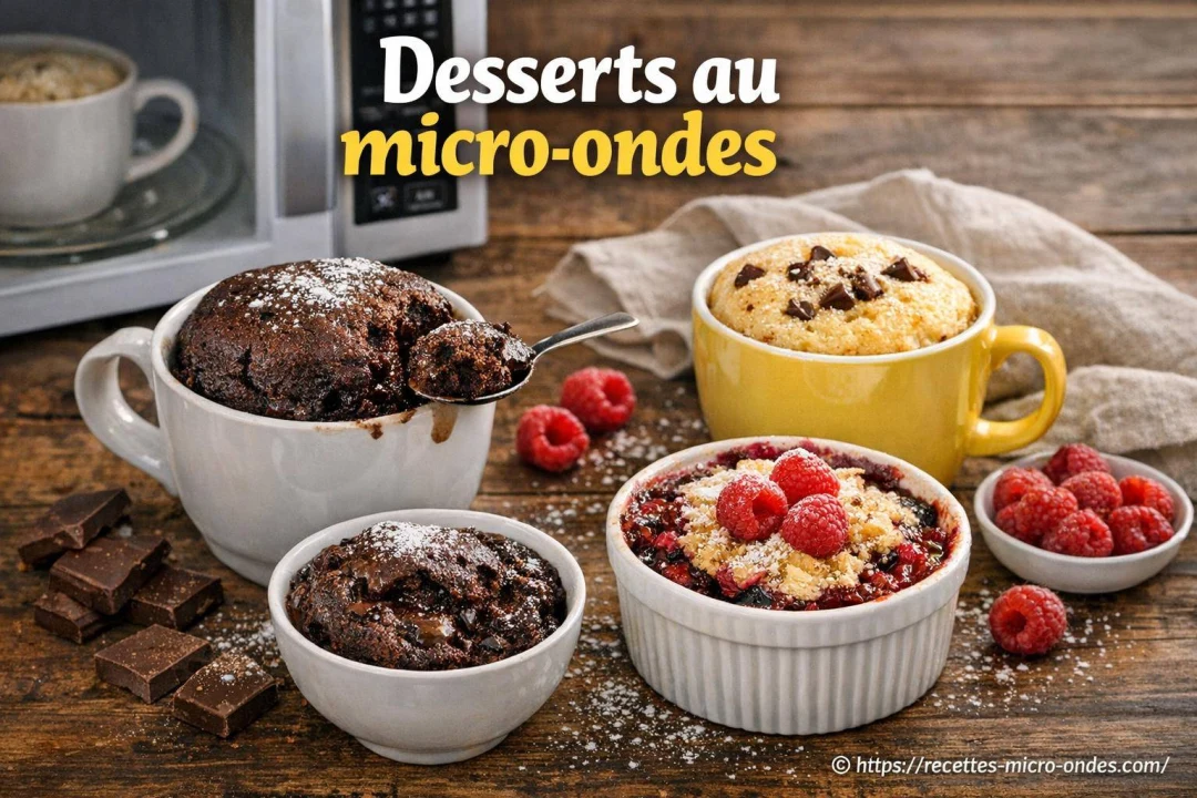 Desserts au micro-ondes