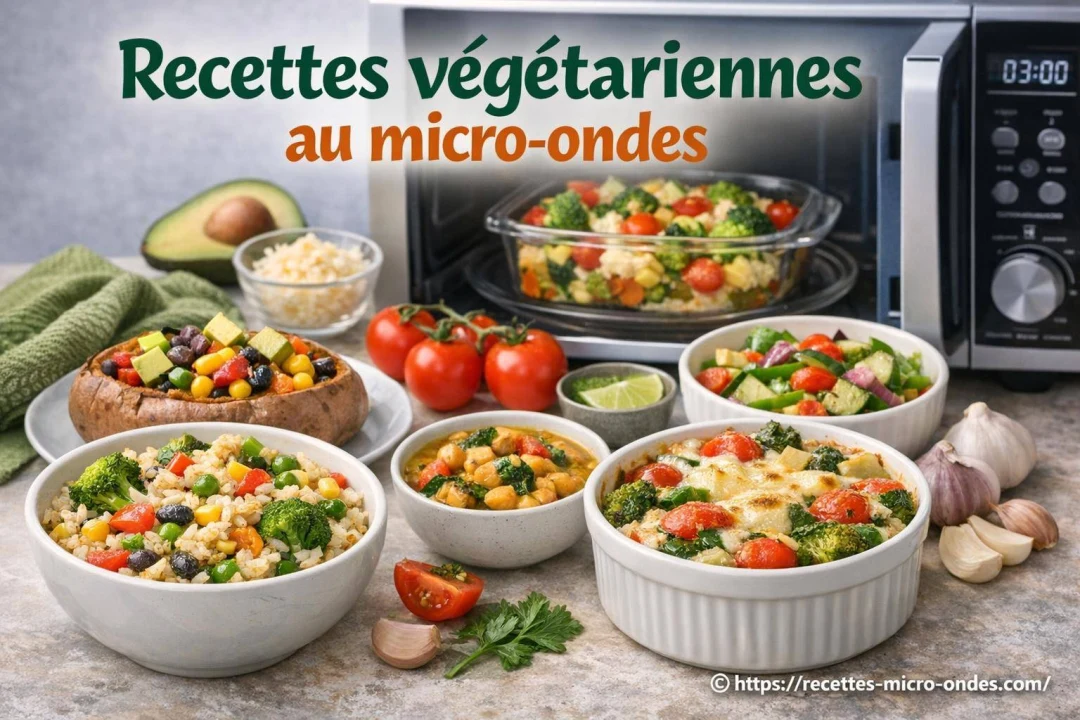 Recettes végétariennes au micro-ondes