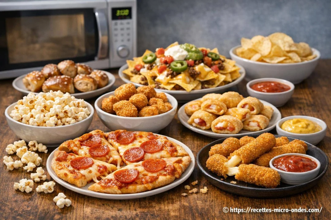 Snacks et apéritifs au micro-ondes