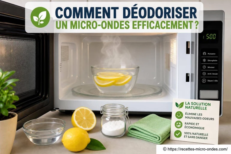 Comment désodoriser un micro-ondes efficacement ?